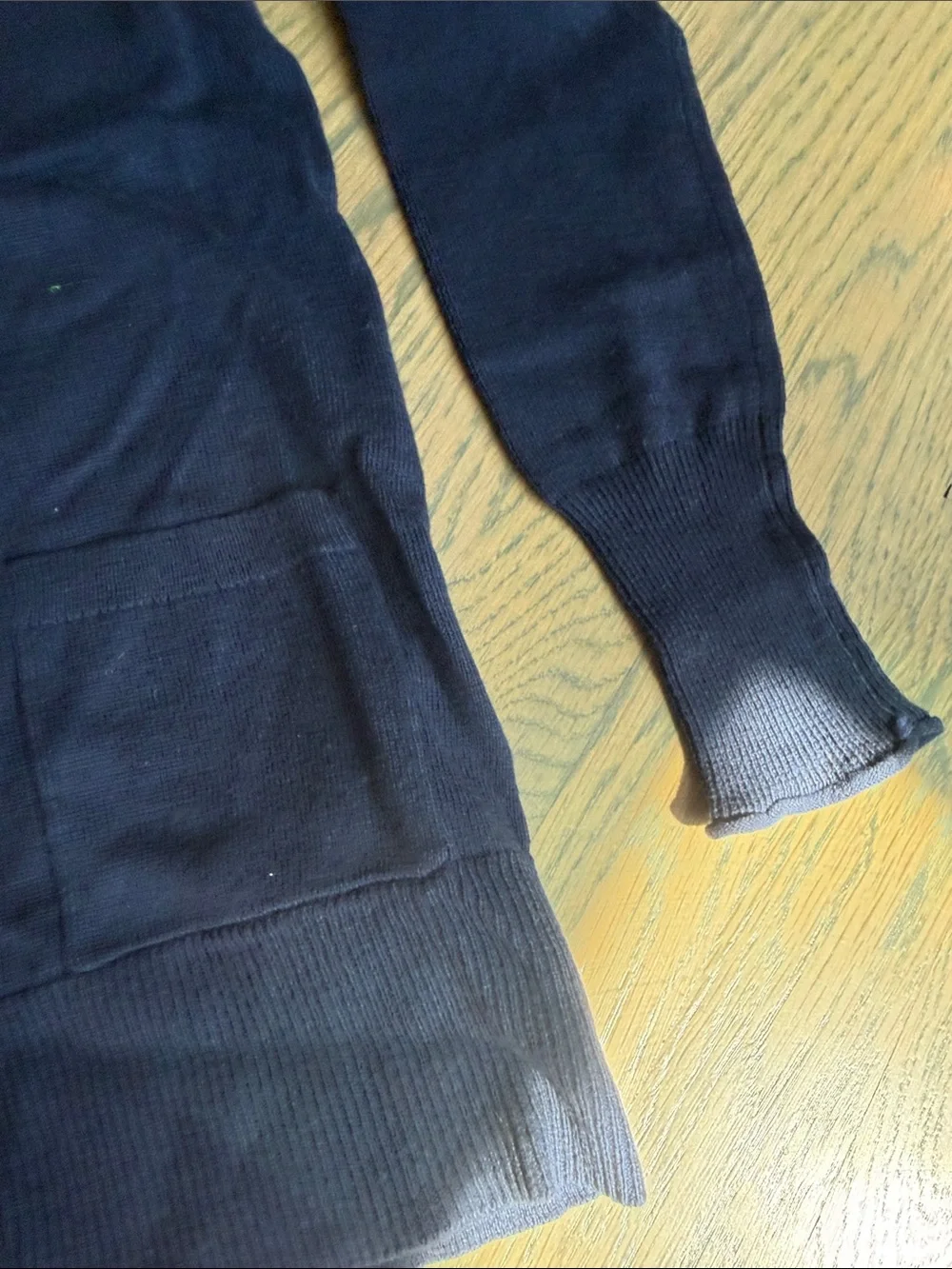 GAP Navy Blue Button-Up Cardigan with Front Pockets